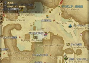 木工師開始クエストの受注場所マップ