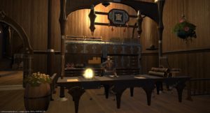 革細工師ギルドの受付外観