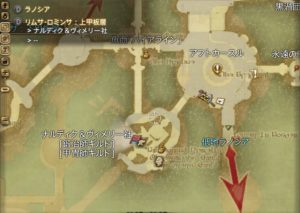 鍛冶師・甲冑師開始クエストの受注場所マップ