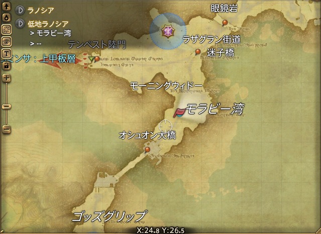 周辺マップ:復興用の麻