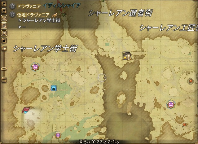 周辺マップ:復興用の硬銀鉱