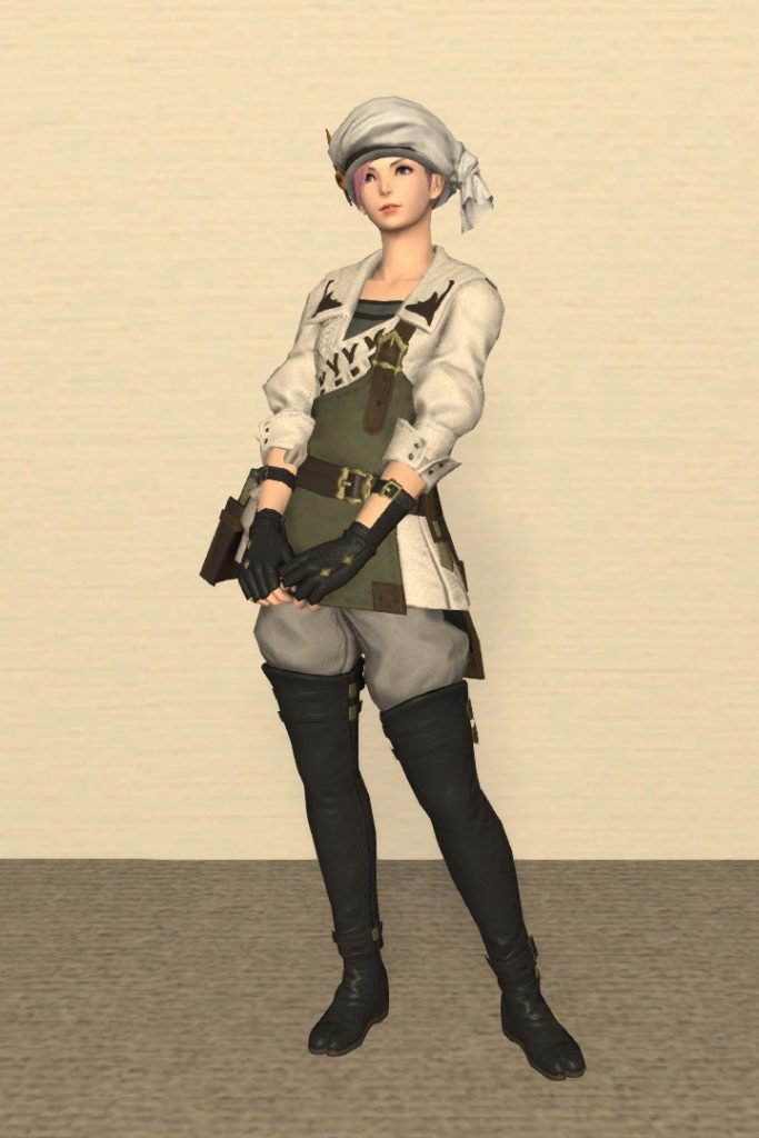 木工師Lv50AF：カーペンター装備 正面