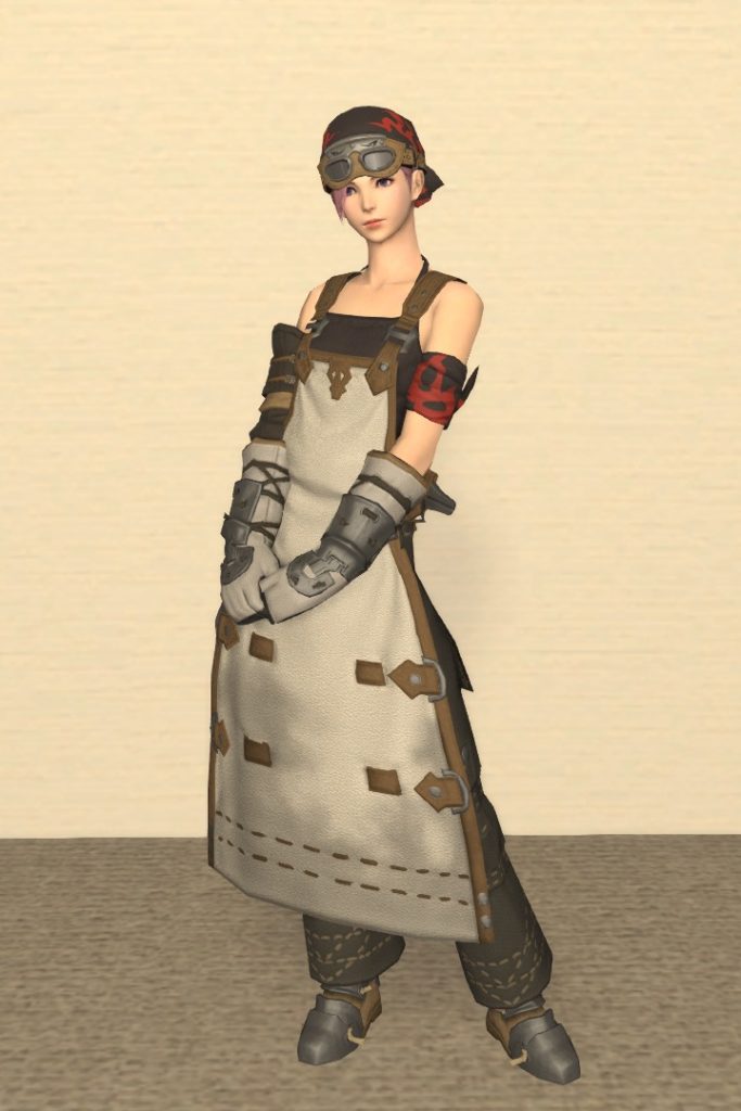 鍛冶師Lv50：ブラックスミス装備 正面