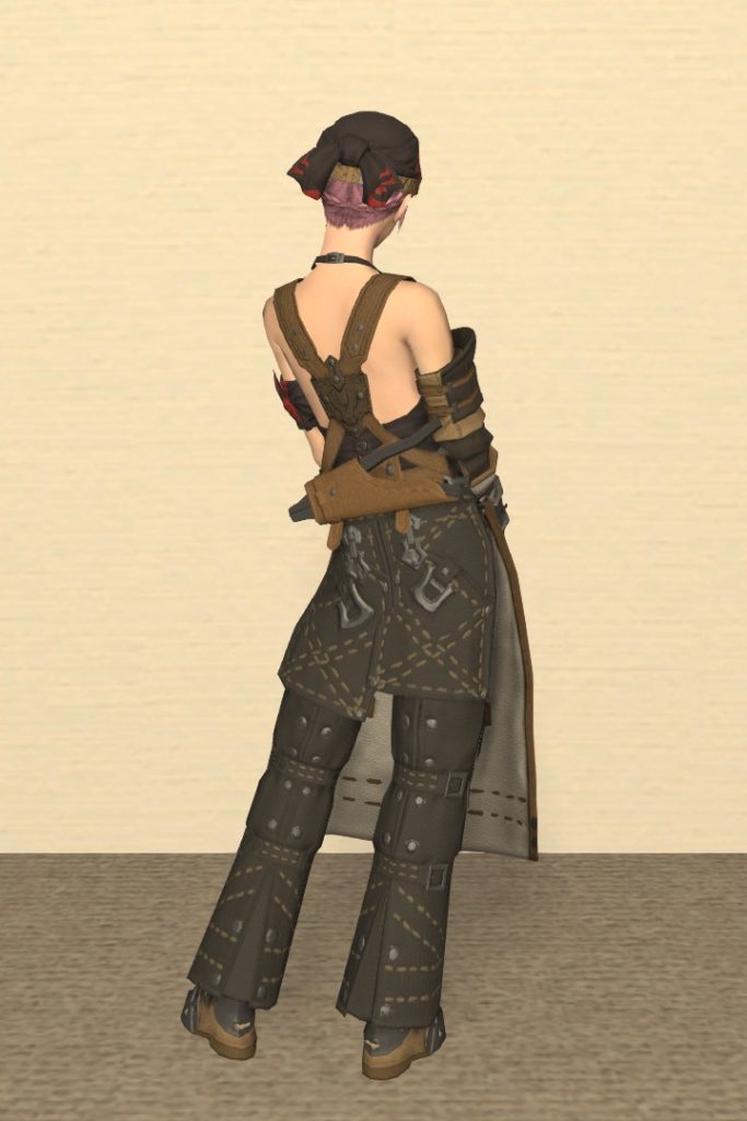 鍛冶師Lv50：ブラックスミス装備 背面