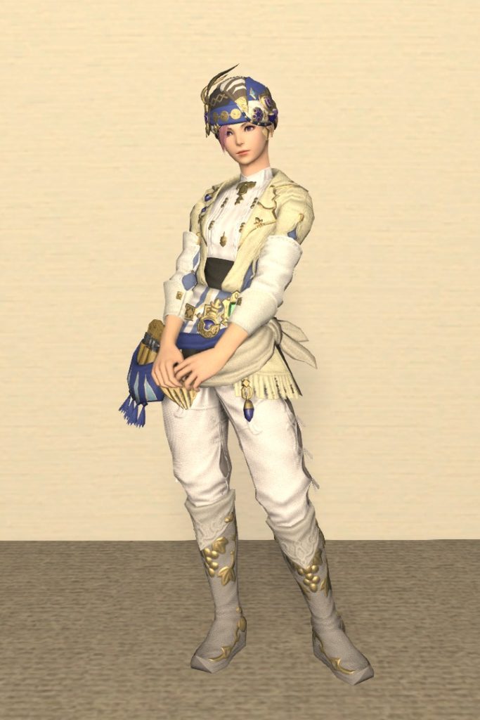 彫金師Lv50：ゴールドスミス装備 正面