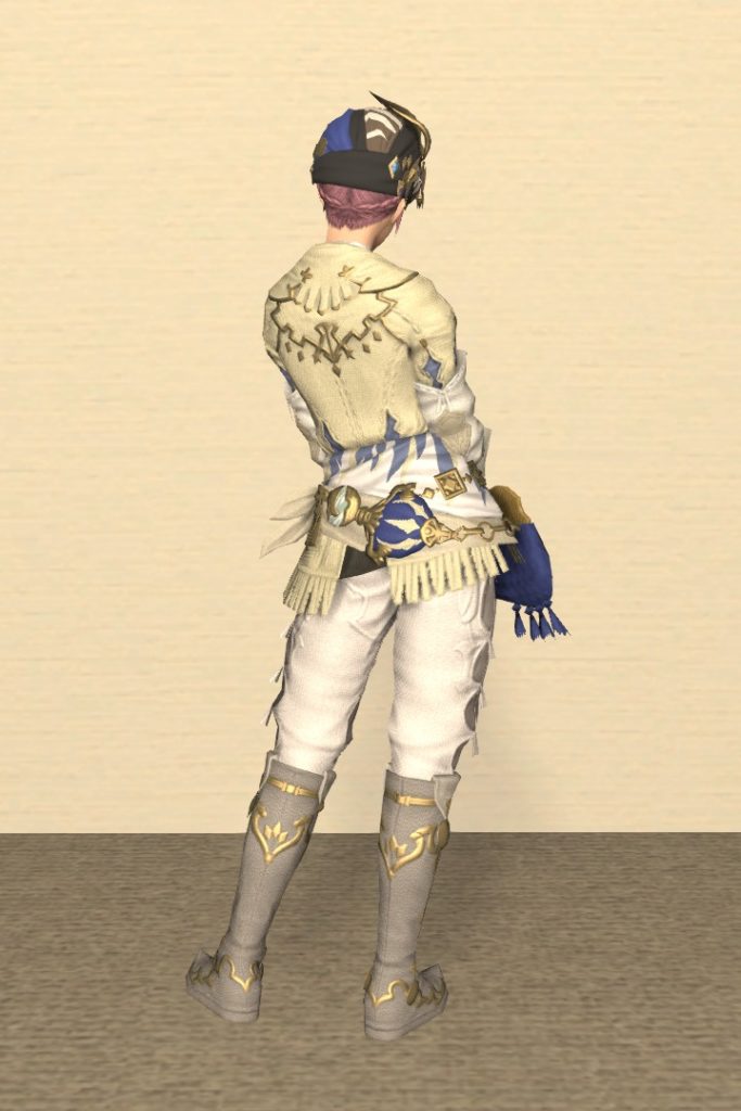 彫金師Lv50：ゴールドスミス装備 背面