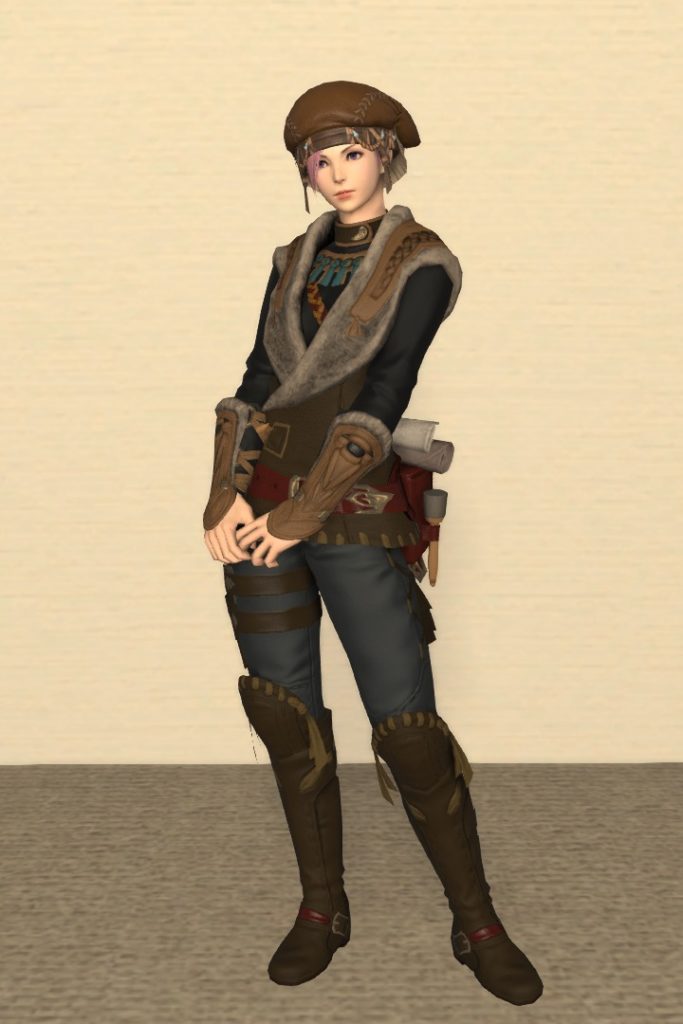 革細工師Lv50：レザーワーカー装備 正面