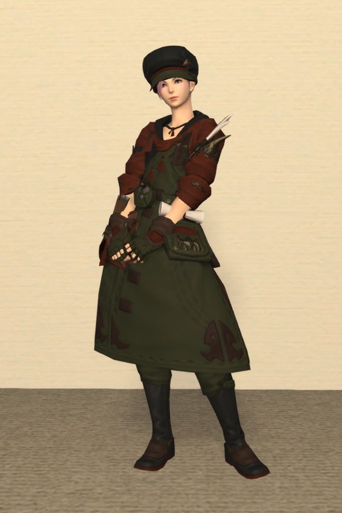 木工師Lv60：ミルキープ（ミルマスター）装備 正面