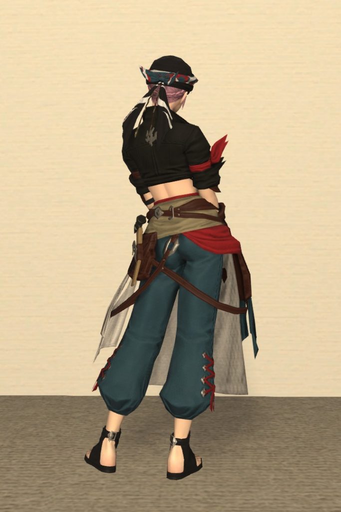 鍛冶師Lv60：フォージキープ（フォージマスター）装備 背面