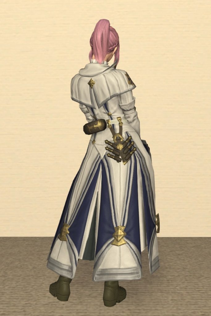 錬金術師Lv60：コルドロンキープ（コルドロンマスター）装備 背面