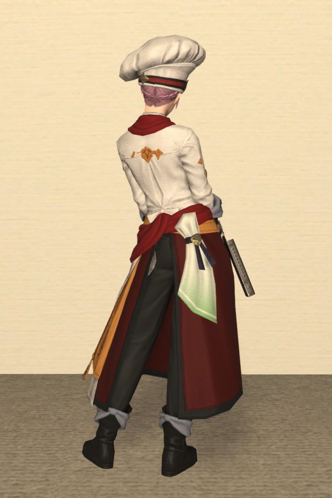 調理師Lv60：ガリーキープ（ガリーマスター）装備 背面