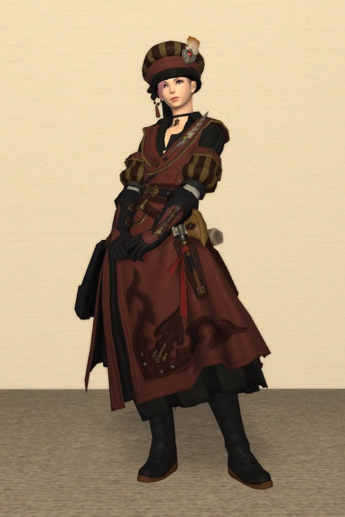 木工師Lv70：ミルキング装備 正面