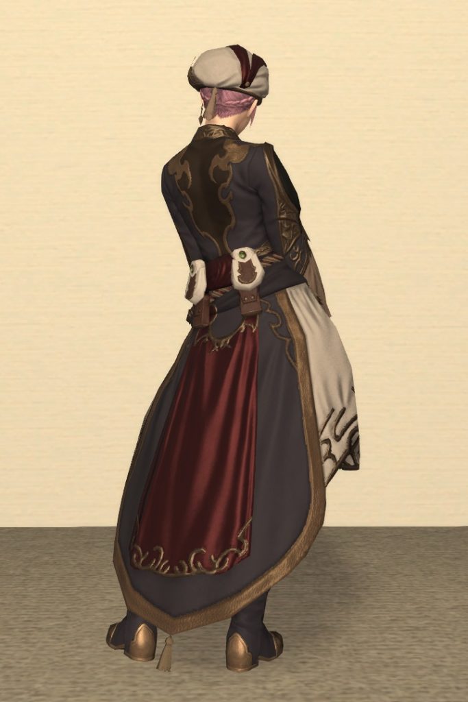 彫金師Lv70：ジェムキング装備 背面