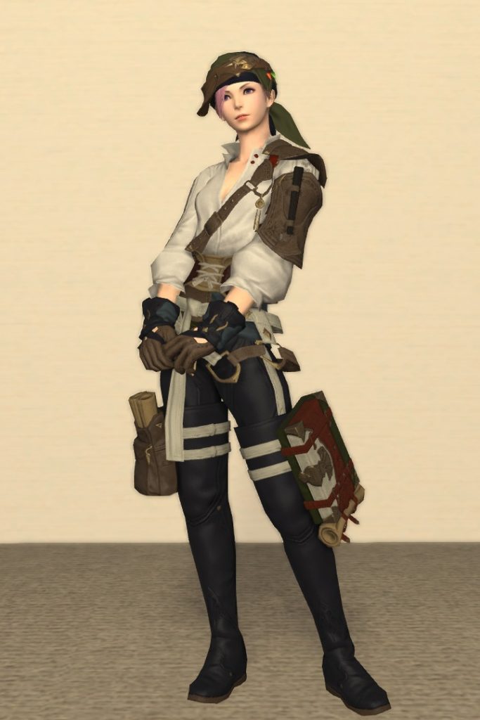 革細工師Lv70：ハイドキング装備 正面