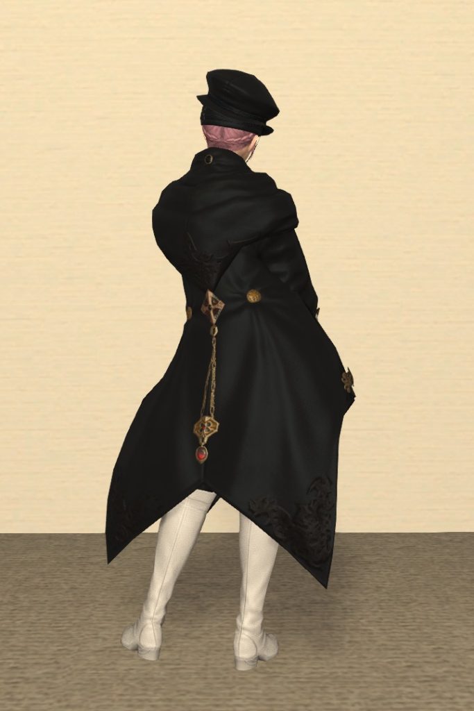 錬金術師Lv70：コルドロンキング装備 背面