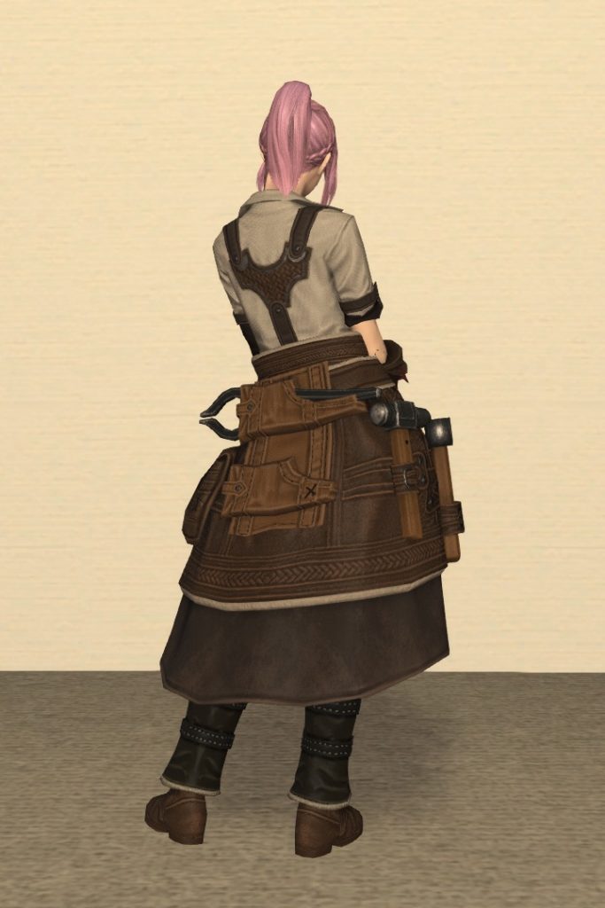 鍛冶師Lv80：フォージフィーンド装備 背面