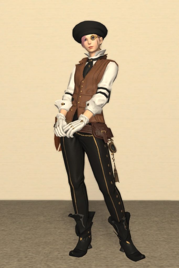 彫金師Lv80：ジェムフィーンド装備 正面