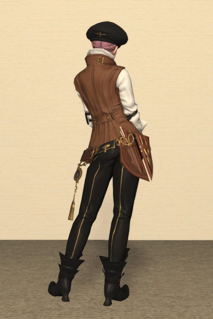 彫金師Lv80：ジェムフィーンド装備 背面