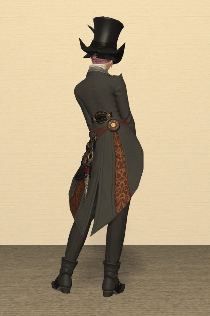 裁縫師Lv80：ボルトフィーンド装備 背面