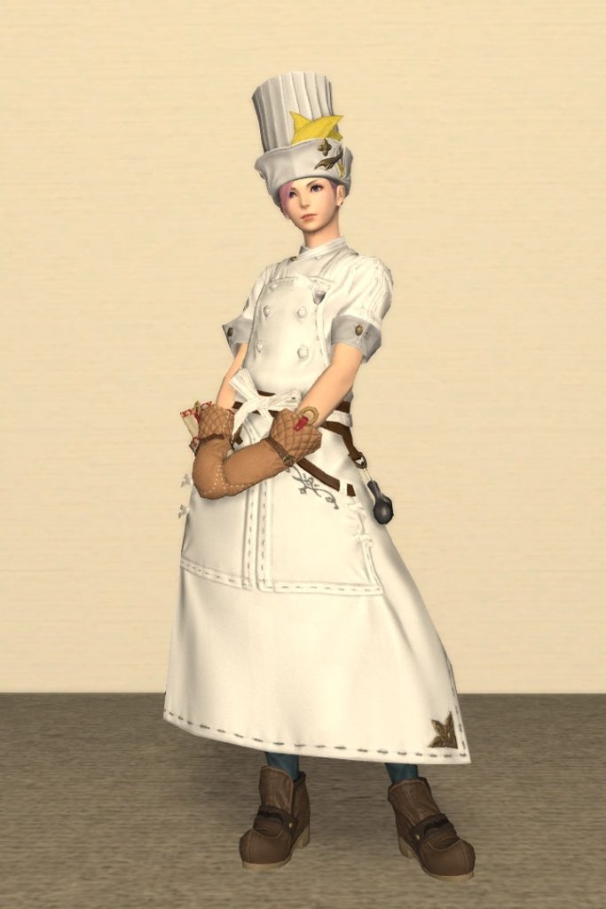 調理師Lv80：ガリーフィーンド装備 正面